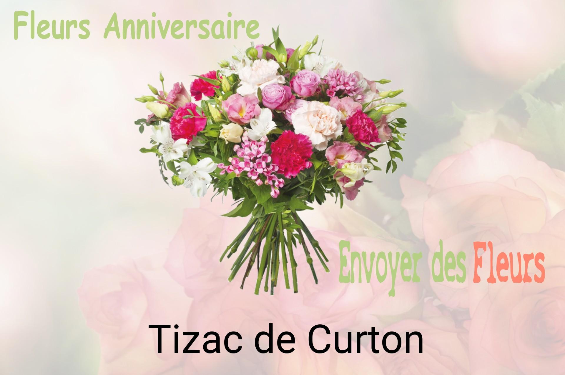 Bouquet de fleurs d’anniversaire livré à Tizac-de-Curton
