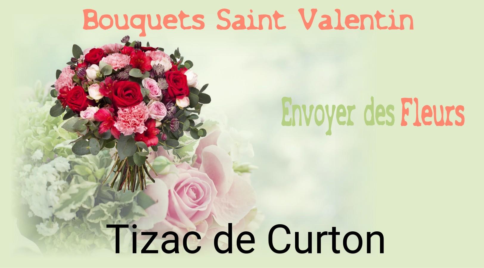 Roses de Saint-Valentin livrées à Tizac-de-Curton